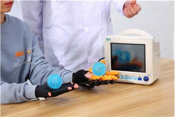 How do exoskeleton gloves improve work efficiency?